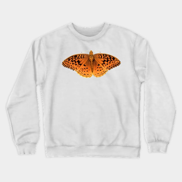 Great Spangled Fritillary Crewneck Sweatshirt by JadaFitch